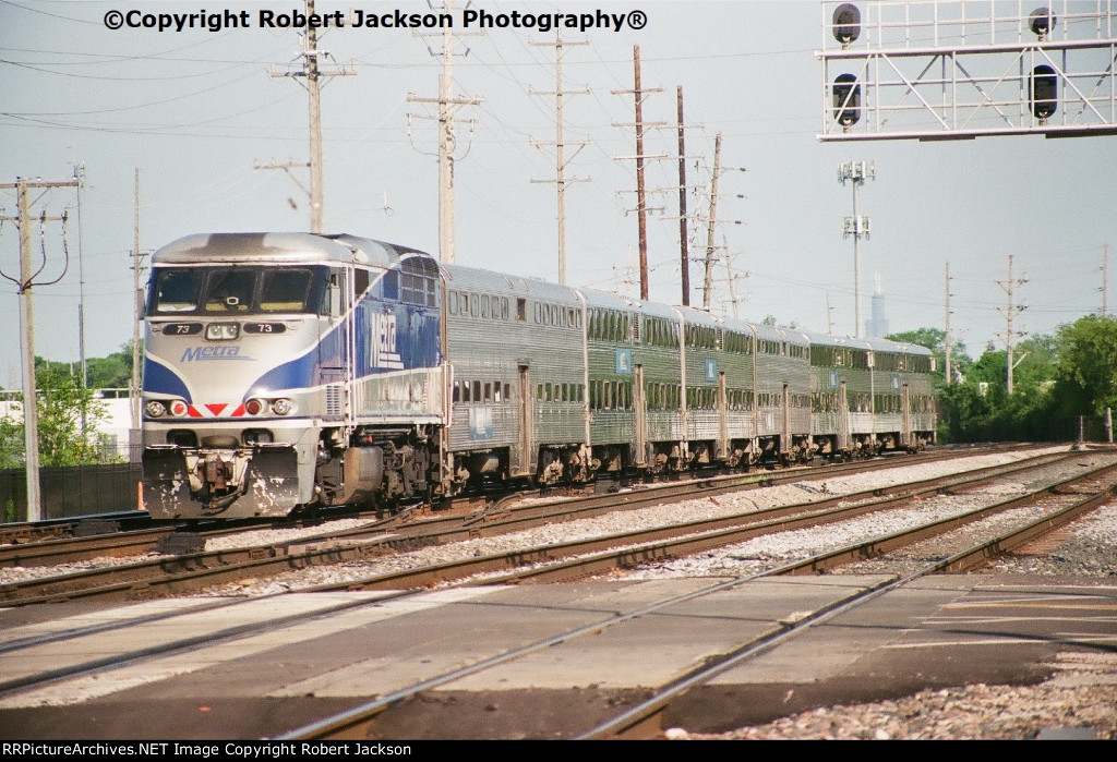 Eastbound Metra